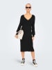 ONLY Strickkleid in Schwarz