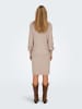 ONLY Strickkleid in Beige