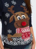 ONLY Sweter w kolorze granatowo-brązowym