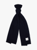 PROFUOMO Sjaal zwart - (L)200 x (B)35 cm