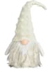 G. Wurm Decoratief figuur "Wichtel" wit - (B)17 x (H)42 x (D)16 cm