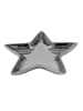 Clayre & Eef Servierschale in Silver - (B)20 x (H)2 x (T)19 cm