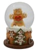 Clayre & Eef Sneeuwbol lichtbruin/groen - (H)6 x Ø 5 cm