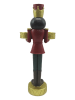 Clayre & Eef Decoratief figuur "Notenkraker" rood/goudkleurig - (B)12 x (H)28 x (D)8 cm