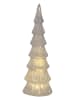 Clayre & Eef Dekoracja LED  w kolorze białym - wys. 32 x Ø 11 cm
