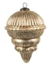 Clayre & Eef Kerstbal goudkleurig - (H)22 x Ø 15 cm