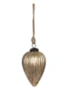 Clayre & Eef Christbaumkugel in Gold - (H)14 x Ø 9 cm
