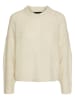 Pieces Pullover in Creme