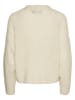 Pieces Pullover in Creme