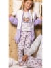 admas Pyjama paars/grijs