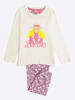 Barbie Pyjama "Barbie" in Creme/ Pink