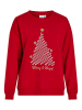 Vila Sweatshirt in Rot