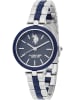 U.S. Polo Assn. Kwartshorloge zilverkleurig/donkerblauw