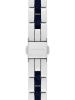 U.S. Polo Assn. Kwartshorloge zilverkleurig/donkerblauw