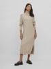 Vila Gebreide jurk beige