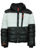 Peak Mountain Winterjacke "Ecaptin" in Schwarz/ Weiß