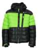 Peak Mountain Winterjacke "Ecaptin" in Schwarz/ Grün
