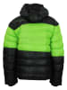 Peak Mountain Winterjacke "Ecaptin" in Schwarz/ Grün