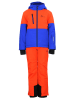 Peak Mountain 2-delige ski-/snowboardoutfit "Eruby" oranje/blauw