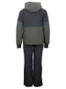 Peak Mountain 2-delige ski-/snowboardoutfit "Eruby" kaki/zwart