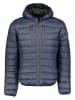 Geographical Norway Doorgestikte jas "Alaric" donkerblauw