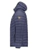 Geographical Norway Doorgestikte jas "Carliti" donkerblauw