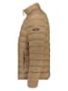Geographical Norway Doorgestikte jas "Amigolor" bruin