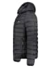 Geographical Norway Steppjacke in Schwarz