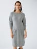Oui Strickkleid in Grau