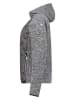 Geographical Norway Fleecejacke "Tagada" in Schwarz/ Grau