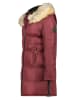 Geographical Norway Doorgestikte mantel "Beautiful" bordeaux