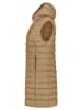 Geographical Norway Doorgestikte bodywarmer "Vatikolor" lichtbruin