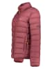 Geographical Norway Doorgestikte jas "Atikolor" auberginekleurig