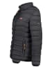 Geographical Norway Doorgestikte jas "Atikolor" zwart