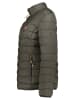 Geographical Norway Doorgestikte jas "Atikolor" kaki