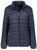 Geographical Norway Doorgestikte jas "Atikolor" donkerblauw