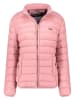 Geographical Norway Doorgestikte jas "Atikolor" lichtroze