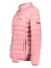 Geographical Norway Doorgestikte jas "Atikolor" lichtroze