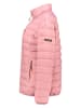 Geographical Norway Doorgestikte jas "Atikolor" lichtroze