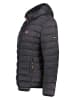Geographical Norway Steppjacke "Atikolor" in Schwarz