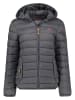 Geographical Norway Steppjacke "Atikolor" in Anthrazit