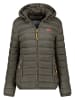 Geographical Norway Steppjacke "Atikolor" in Khaki