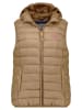 Geographical Norway Doorgestikte bodywarmer "Vatikolor" lichtbruin