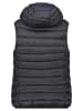 Geographical Norway Steppweste "Vatikolor" in Schwarz