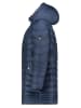 Geographical Norway Doorgestikte mantel "Biensur" donkerblauw