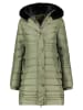 Geographical Norway Doorgestikte mantel "Biensur" groen