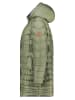 Geographical Norway Doorgestikte mantel "Biensur" groen