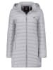 Geographical Norway Doorgestikte mantel "Atika" lichtgrijs