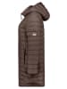 Geographical Norway Doorgestikte mantel "Atika" bruin