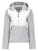 Geographical Norway Fleecejacke "Tilove" in Grau/ Weiß